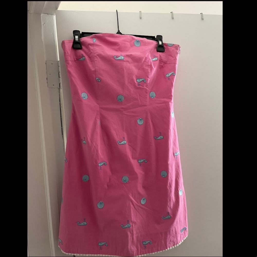 Strapless/halter mini sundress